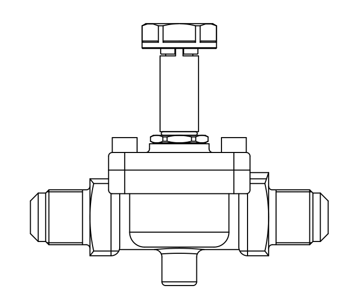 常閉電磁閥1050/5S,SAE直螺紋接頭,活塞先導(dǎo)式