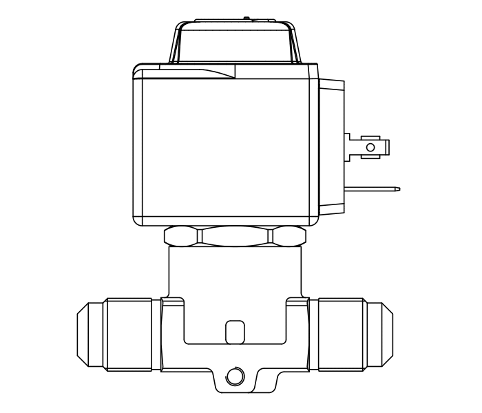 常閉電磁閥1064/4A7,SAE直螺紋接頭,隔膜先導(dǎo)式