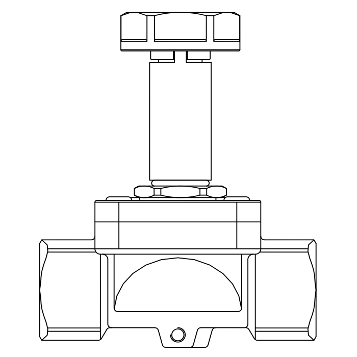 常閉工業(yè)用電磁閥1132/06S,FPT內(nèi)螺紋直接頭