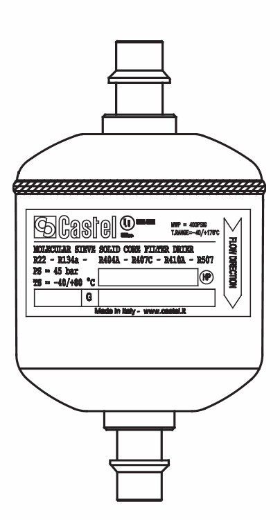 實(shí)心干燥過(guò)濾器4341/4S,100%分子篩,SAE焊接接頭